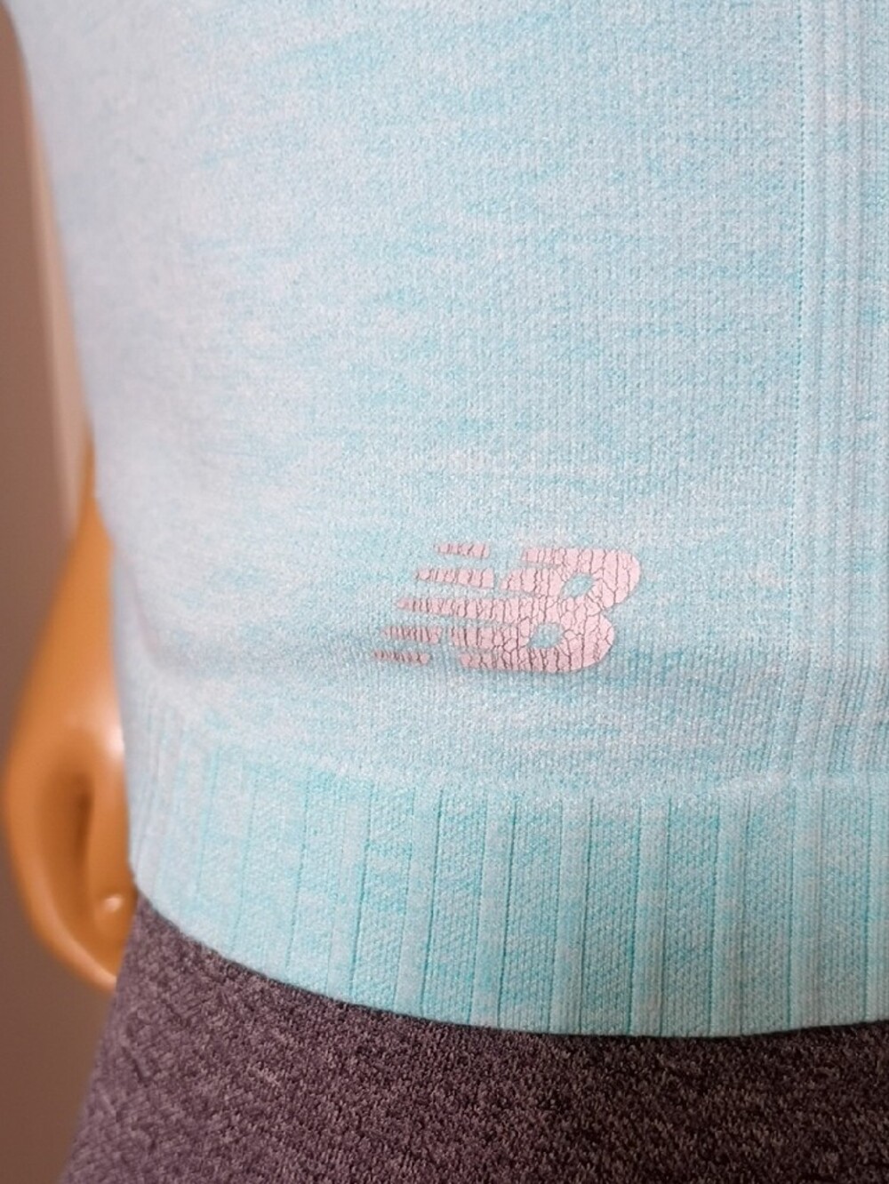 New Balance Light Blue Racerback Tank Top - Picture 3 of 6